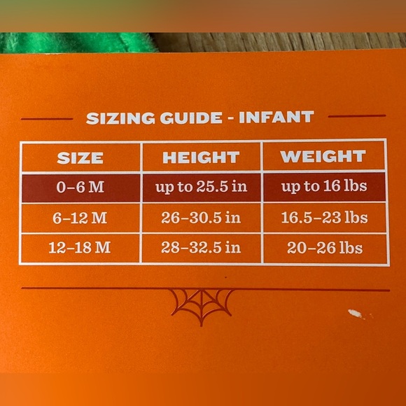 NEW Hyde & Eek Infant Pumpkin Costume size 0-6 and 6-12 Months - Picture 7 of 11